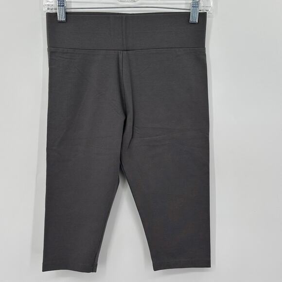 LOGO Layers by Lori Goldstein Pull On Leggings Pedal Pushers Womens XXSP GRAY - Picture 1 of 5